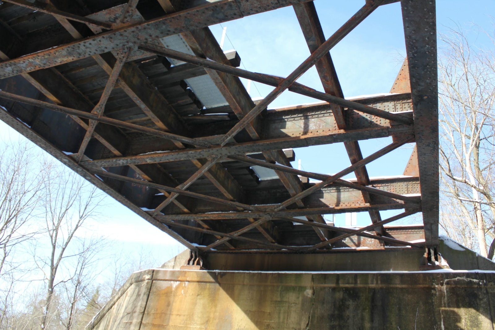 Floor details, west span (span #1)
